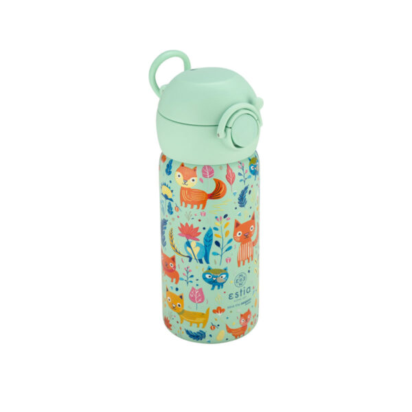ΘΕΡΜΟΣ ΠΑΙΔΙΚΟ WONDER BOTTLE SAVE THE AEGEAN 350ml FELINE FOLIAGE - Image 2