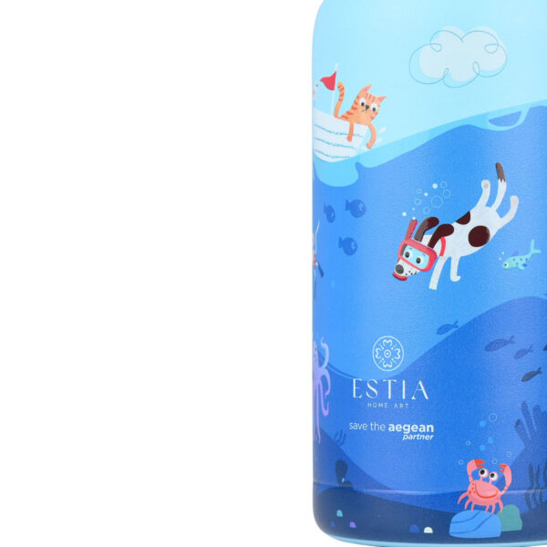 ΘΕΡΜΟΣ ΠΑΙΔΙΚΟ WONDER BOTTLE SAVE THE AEGEAN 350ml OCEAN PLAY - Image 3