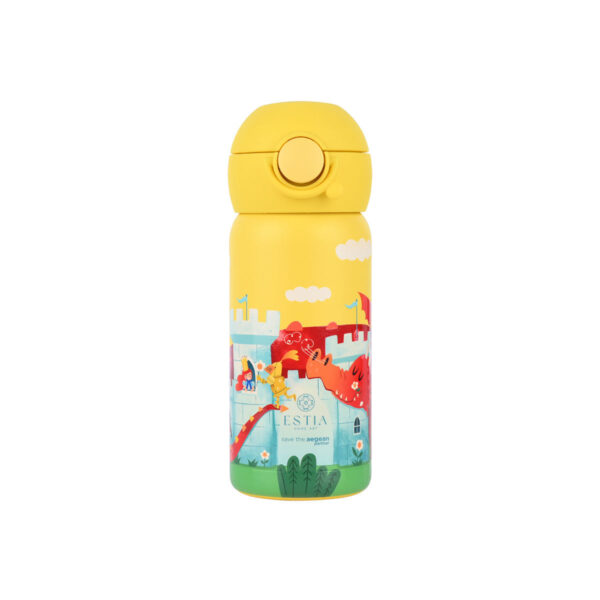 ΘΕΡΜΟΣ ΠΑΙΔΙΚΟ WONDER BOTTLE SAVE THE AEGEAN 350ml FORTRESS DRAGON