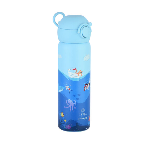 ΘΕΡΜΟΣ ΠΑΙΔΙΚΟ WONDER BOTTLE SAVE THE AEGEAN 500ml OCEAN PLAY - Image 2
