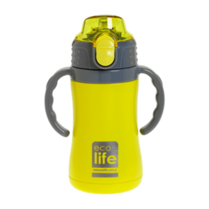 ECOLIFE ΜΕΤΑΛΛΙΚΟ ΘΕΡΜΟΣ ΠΑΙ∆ΙΚΟ 300ml -ΚΙΤΡΙΝΟ