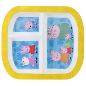 Πιάτο-Δίσκος με Χωρίσματα – Peppa Pig