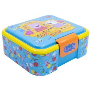 Δοχείο Φαγητού Πλαστικό με 3 Χωρίσματα – Peppa Pig