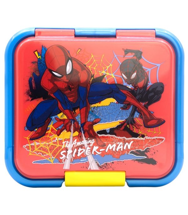Δοχείο Φαγητού Πλαστικό με 3 Χωρίσματα – Spiderman Target Moving - Image 3