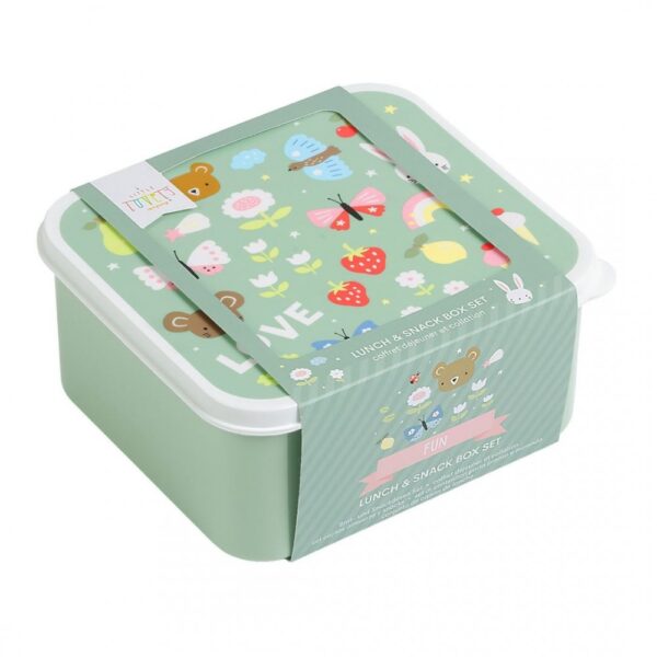 Σετ 4 Δοχεία Φαγητού Lunch & Snack Box Set Joy - Image 3