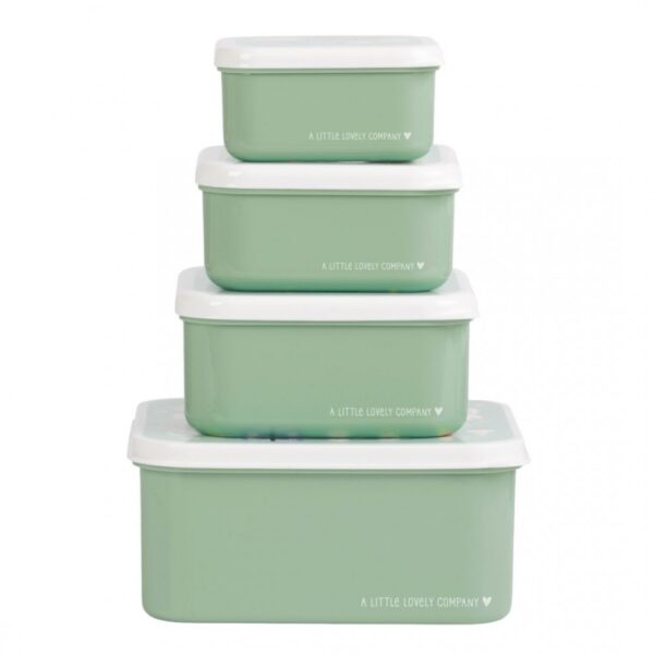 Σετ 4 Δοχεία Φαγητού Lunch & Snack Box Set Joy - Image 4