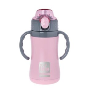 ECOLIFE ΜΕΤΑΛΛΙΚΟ ΘΕΡΜΟΣ ΠΑΙ∆ΙΚΟ 300ml-ΡΟΖ