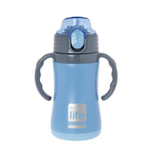 ECOLIFE ΜΕΤΑΛΛΙΚΟ ΘΕΡΜΟΣ ΠΑΙ∆ΙΚΟ 300ml-ΜΠΛΕ