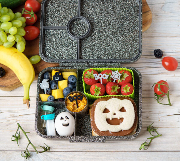 Lekkabox Glamour Lunchbox 4 sections – Black Glitter - Image 5