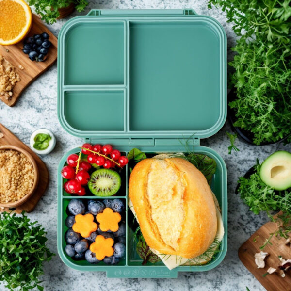 LEKKABOX Mini Classic – Lunchbox with 3 compartments – Forest - Image 3