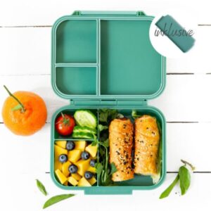 LEKKABOX Mini Classic – Lunchbox with 3 compartments – Forest