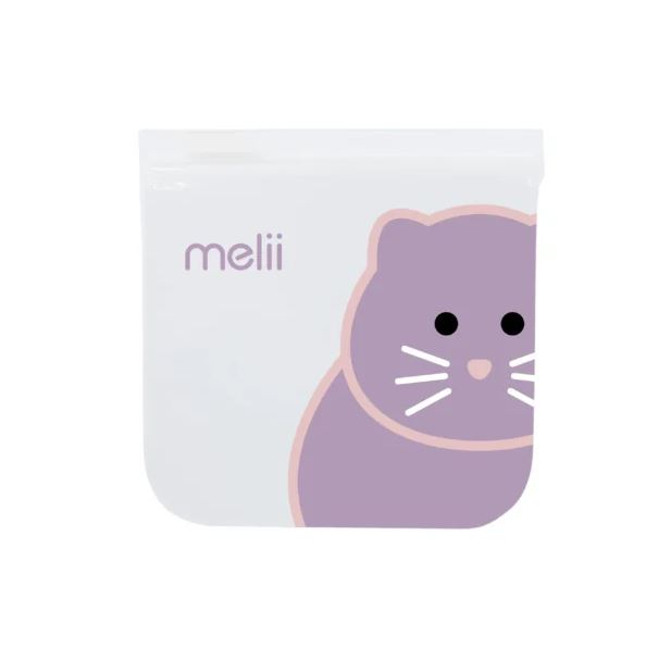 Melii Unicorn/Cat Snack Bags – Επαναχρησιμοποιούμενα Τσαντάκια - Image 2