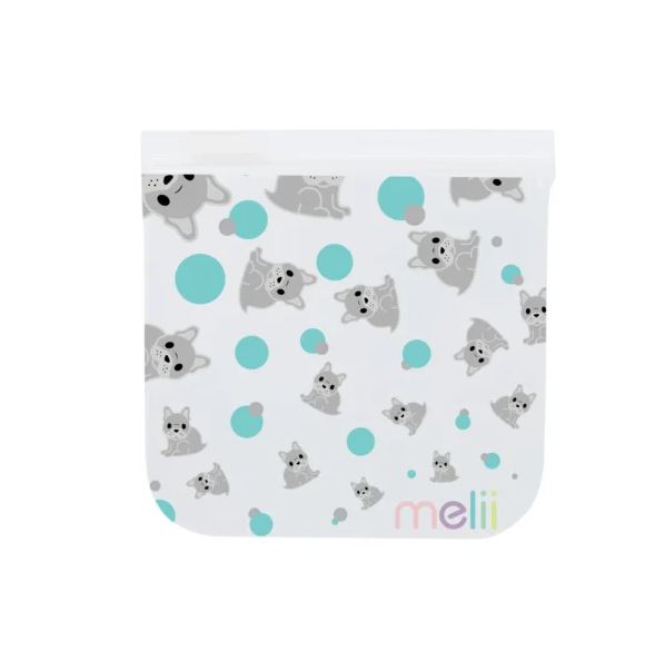 Melii Bulldog/Shark Snack Bags – Επαναχρησιμοποιούμενα Τσαντάκια - Image 2