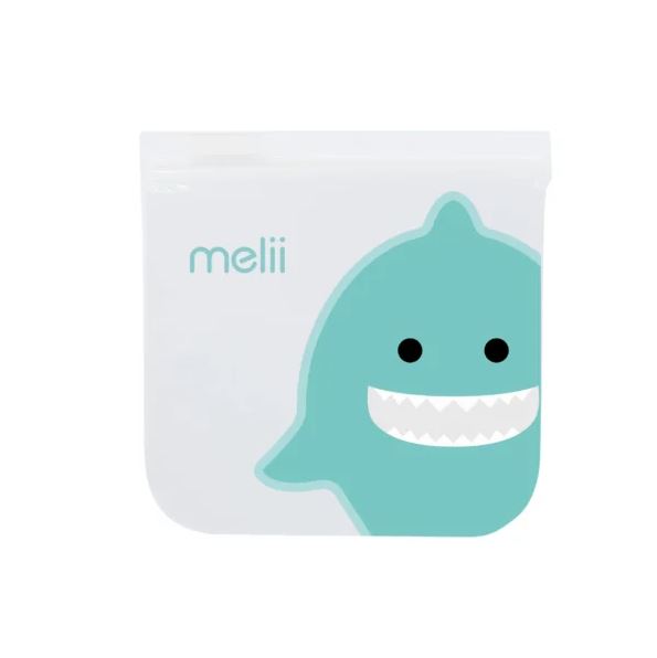 Melii Bulldog/Shark Snack Bags – Επαναχρησιμοποιούμενα Τσαντάκια - Image 3
