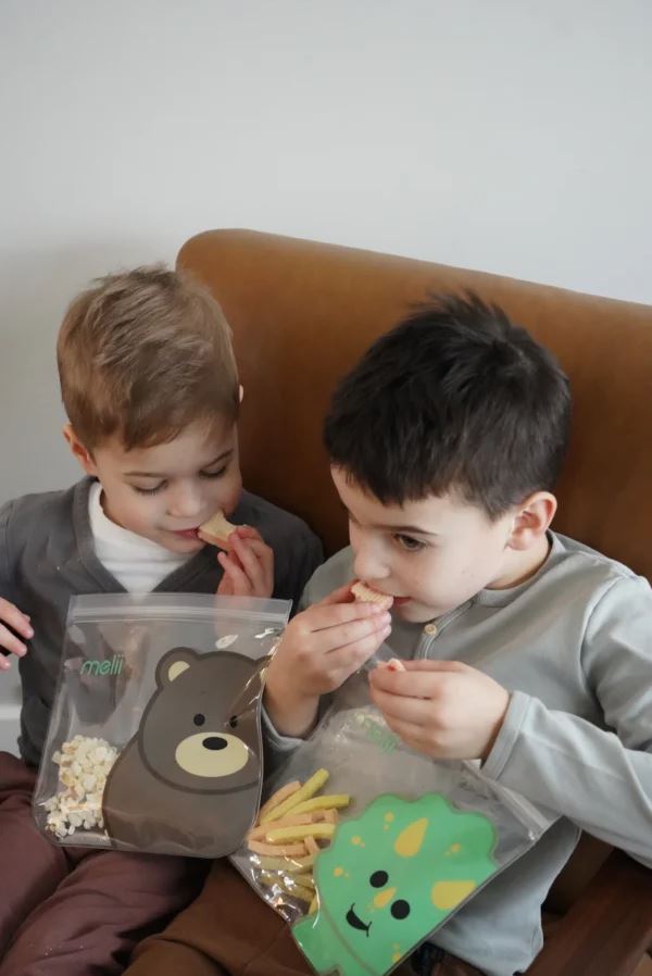 Melii Bulldog/Shark Snack Bags – Επαναχρησιμοποιούμενα Τσαντάκια - Image 6