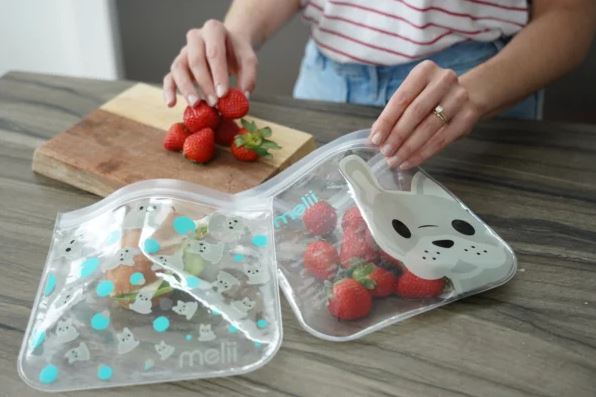 Melii Bear/Panda Snack Bags – Επαναχρησιμοποιούμενα Τσαντάκια - Image 3