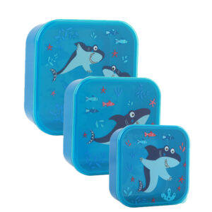 Δοχεία Φαγητού I Drink Sharks Snack Set 3τεμ.
