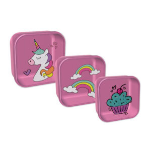 Δοχεία Φαγητού I Drink Unicorn Snack Set 3τεμ.