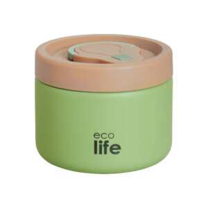 Ecolife Στρογγυλό Θερμός Φαγητού 650ml | Πράσινο