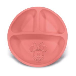 Πιάτο Σιλικόνης με 3 Χωρίσματα – Minnie Mouse