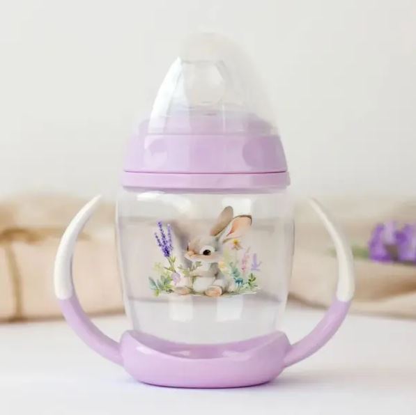 Ποτήρι Εκπαιδευτικό 270ml Kiokids Lavender Bunny