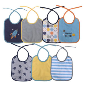 BIBS SET 7 PCS WITH TIES BOY