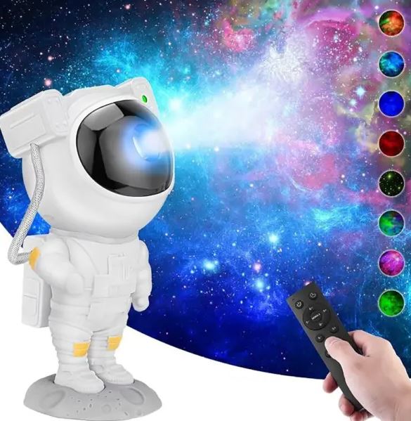 Παιδικό Φωτιστικό Projector Αστροναύτης