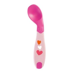 Κουτάλι Σιλικόνης Baby’s First Spoon 8m+ Pink Chicco