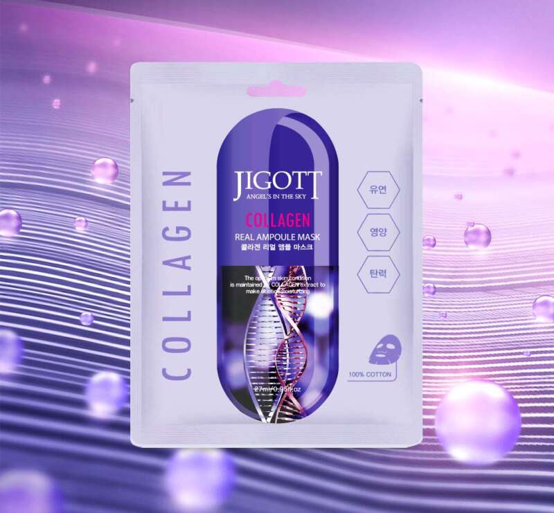 Jigott Collagen Real Ampoule Mask 27ml - Image 2
