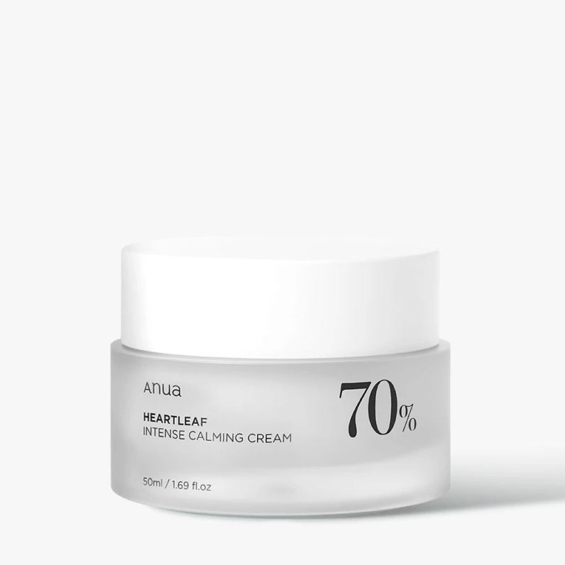 Anua Heartleaf 70% Intense Calming Cream 50ml – Ενυδατική κρέμα που ενισχύει τον φραγμό του δέρματος