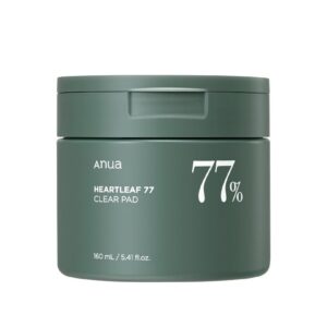 Anua Heartleaf 77% Clear Pad PHA Απολεπιστικά και ενυδατικά Toner Pads 70pcs 160ml