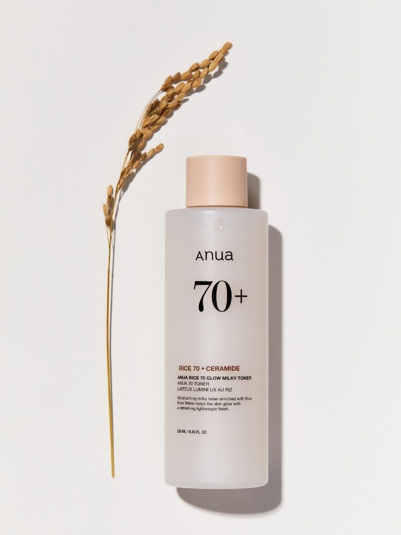 Anua Rice 70 Glow Milky Toner – Ενυδατική τονωτική λοσιόν με ρύζι 250ml