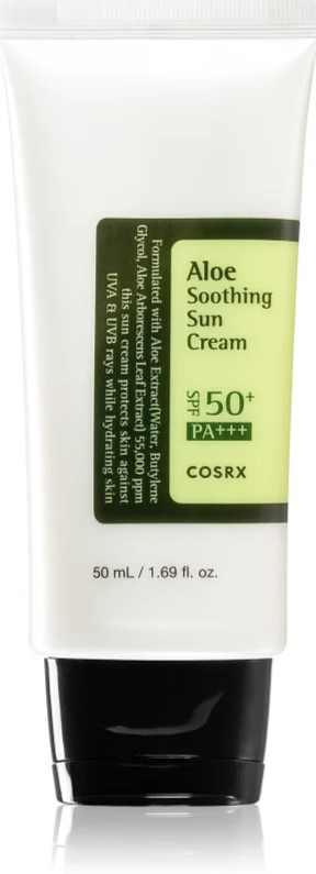 Cosrx Aloe Soothing Sun Cream SPF50+ PA+++ Αντηλιακή Κρέμα Προσώπου 50ml