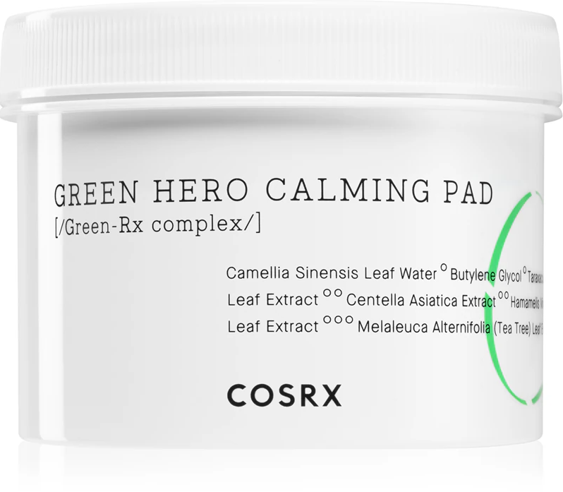 Cosrx One Step Green Hero Calming Pad Ανανεωτικά μαντηλάκια με καταπραϋντική δράση 70τμχ