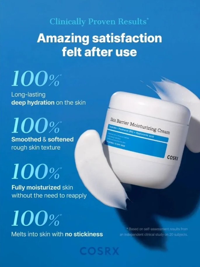 Cosrx Skin Barrier Moisturizing Cream Ενυδατική κρέμα με κηραμίδια και πανθενόλη 450ml - Image 5