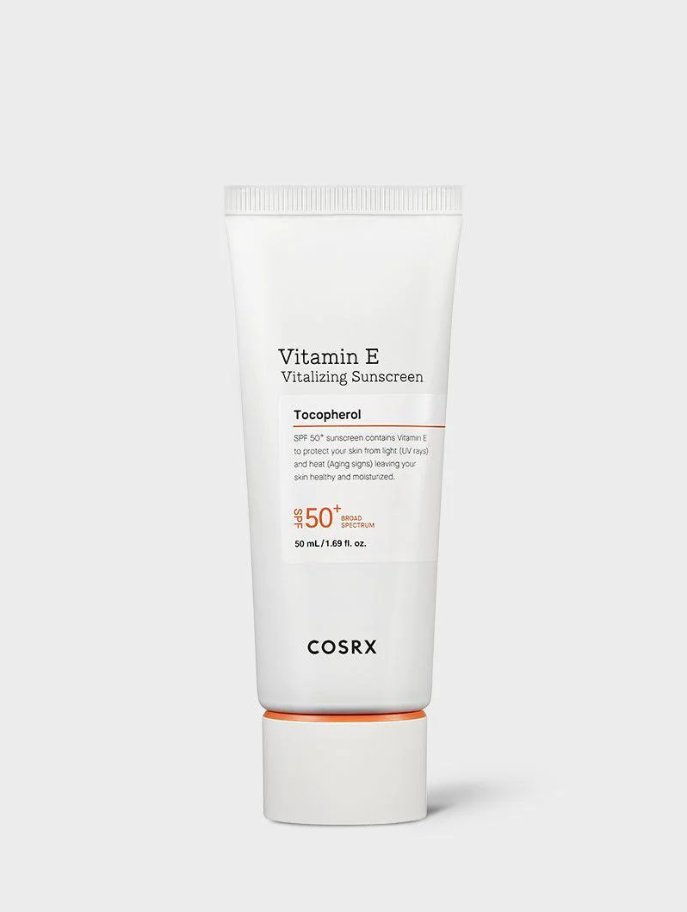 Cosrx Vitamin E Vitalizing Sunscreen SPF 50+ Ελαφρύ Αντιηλιακό Προστασία UVA/UVB 50ml