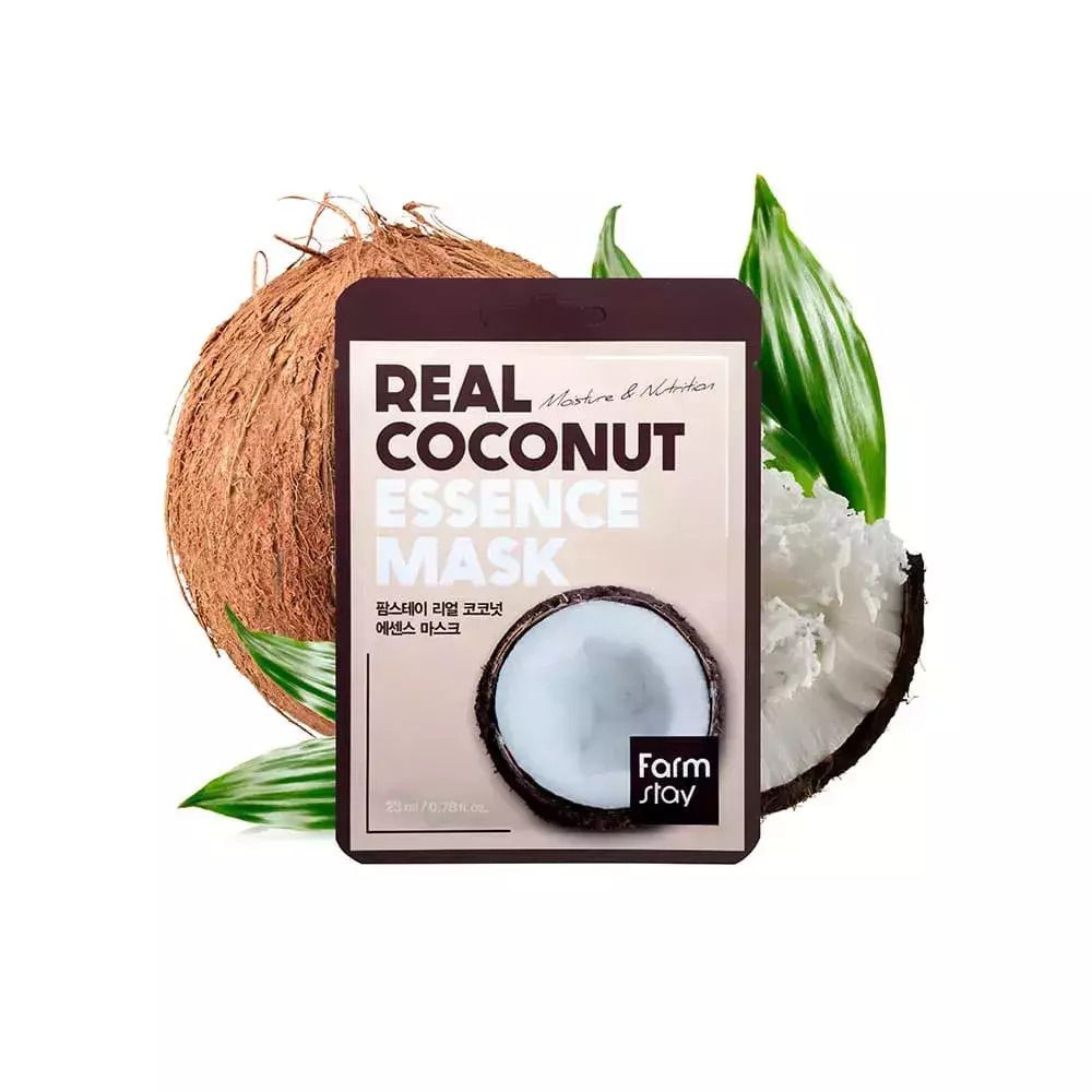 Farmstay Real Coconut Essence Mask Μάσκα Προσώπου 23ml - Image 2