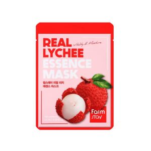 Farmstay Real Lychee Essence Mask Μάσκα Προσώπου 23ml