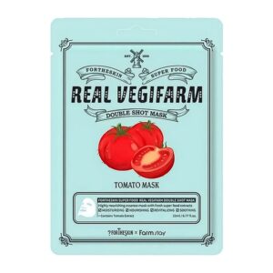 Fortheskin Super Food Real Vegifarm Double Shot Mask Tomato 23ml
