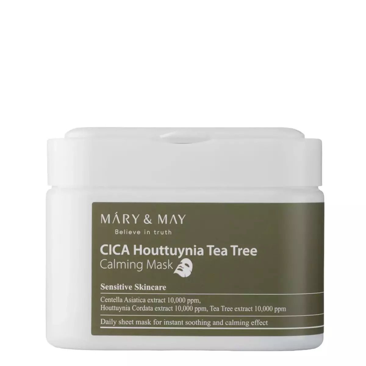 Mary & May CICA Houttuynia Tea Tree Calming Mask καταπραϋντικά Sheet Masks 30pcs