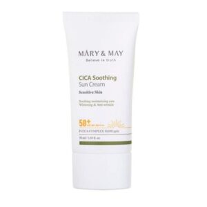 Mary & May CICA Soothing Sun Cream SPF 50+ Pa++++ – Αντιηλιακό με καταπραϋντικές ιδιότητες 50ml