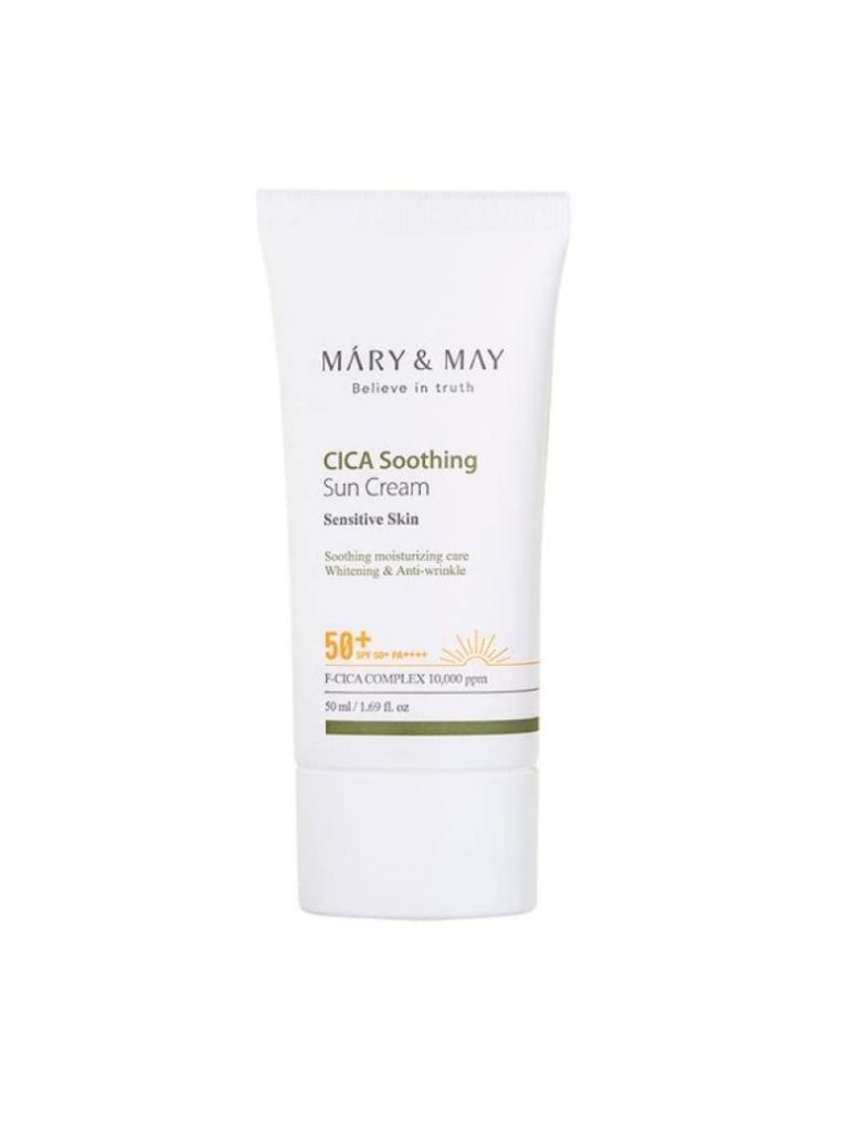 Mary & May CICA Soothing Sun Cream SPF 50+ Pa++++ – Αντιηλιακό με καταπραϋντικές ιδιότητες 50ml