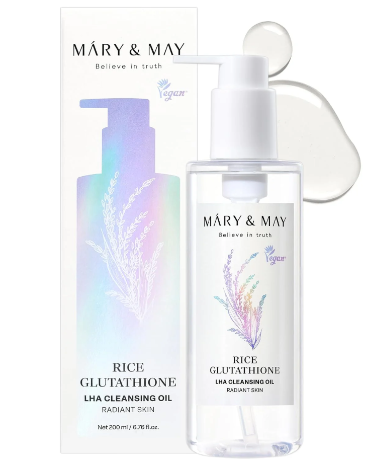 Mary & May Rice Glutathione LHA Cleansing Oil 200ml