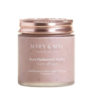 Mary & May Rose Hyaluronic Hydra Wash off Pack -Μάσκα αργίλου με τριαντάφυλλο 125g