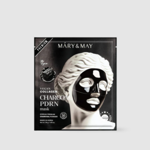 Mary & May Vegan Collagen Charcoal PDRN Mask – 30g