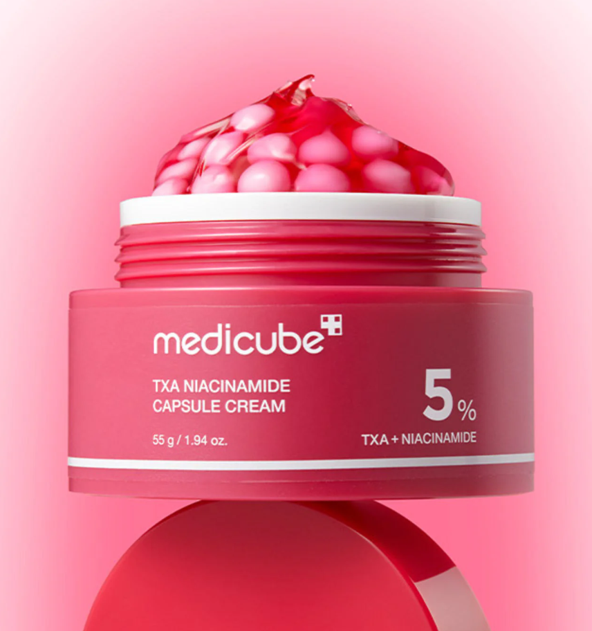 Medicube TXA Niacinamide Capsule Cream – Κρέμα για δυσχρωμίες, σημάδια ακμής & ανομοιόμορφη υφή 55gr - Image 4