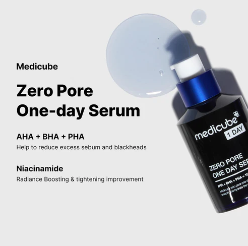 Medicube Zero Pore One Day Serum – Ορός για συρρίκνωση των πόρων 30ml - Image 3