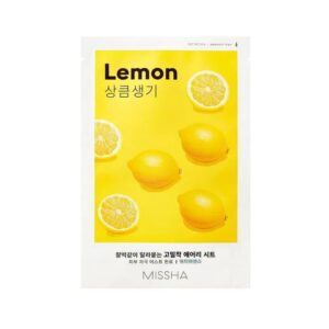 Missha Airy Fit Sheet Mask Lemon Υφασμάτινη μάσκα προσώπου 19gr