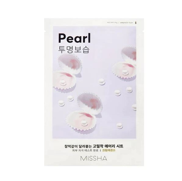 Missha Airy Fit Pearl Sheet Mask Μάσκα Προσώπου 19g