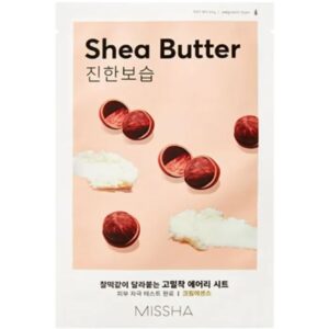 Missha Airy Fit Sheet Mask Shea Butter Υφασμάτινη Μάσκα Προσώπου Με Βούτυρο Καριτέ 19gr